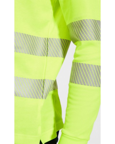 Polo Técnico Bicolor Alta Visibilidad. 55% Alg./45% Pol. 170 g/m²
