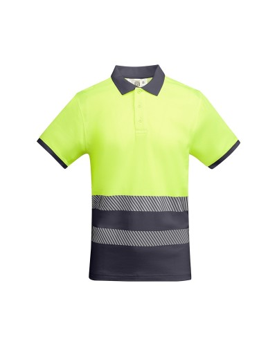 Polo Técnico Bicolor Alta Visibilidad. 55% Alg./45% Pol. 170 g/m²