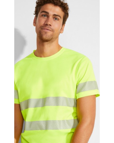 Camiseta Técnica Alta Visibilidad. 55% Alg./45% Pol. 170 g/m²