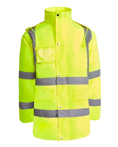 Parka Acolchada Tejido Inpermeable. Ext. 100% Waterproof Pol laminado. Int. 100% Poliéster 365 g/m²