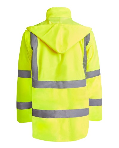 Parka Acolchada Tejido Inpermeable. Ext. 100% Waterproof Pol laminado. Int. 100% Poliéster 365 g/m²
