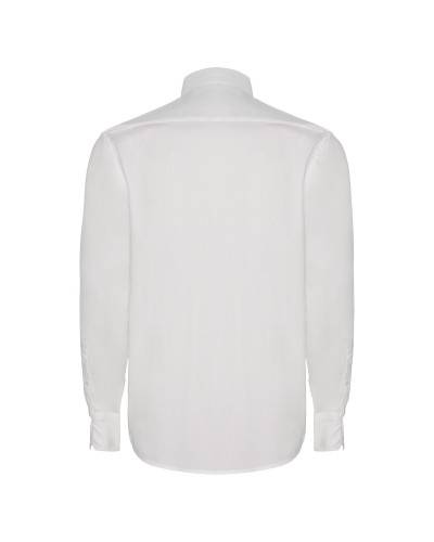Camisa de Hombre Manga Larga. 97% alg., popelín / 3% spandex, 140 g/m².