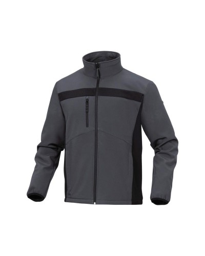 Chaqueta Softshell. Gris/Naranja