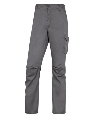 Pantalón tejido Stretch. Gris/Negro