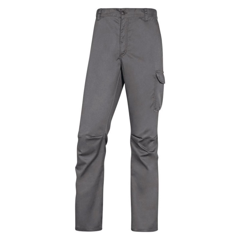 Pantalón tejido Stretch. Gris/Negro