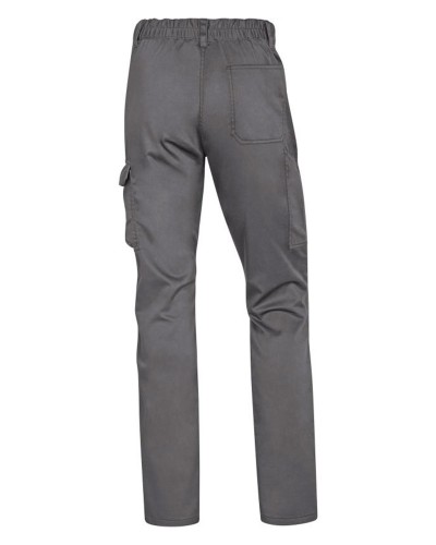 Pantalón tejido Stretch. Gris/Negro