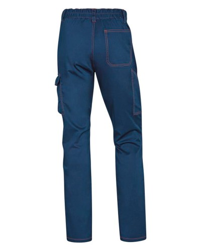 Pantalón tejido Stretch. Gris/Negro