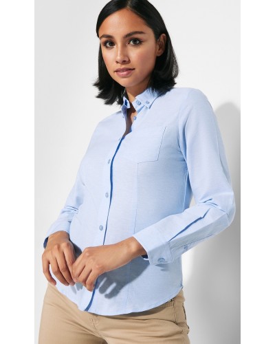 Blusa Oxford Un Bolsillo