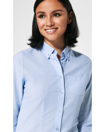 Blusa Oxford Un Bolsillo