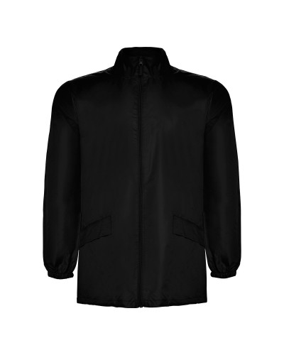 Chubasquero de Cuello Alto con Cremallera Completa. 100% poliéster impermeable, 70 g/m²