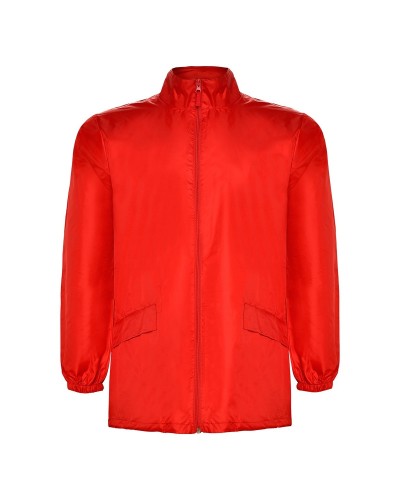 Chubasquero de Cuello Alto con Cremallera Completa. 100% poliéster impermeable, 70 g/m²