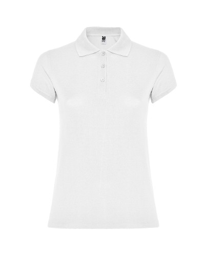 Polo Piqué 100% Alg 200 g/m² Mujer Blanco