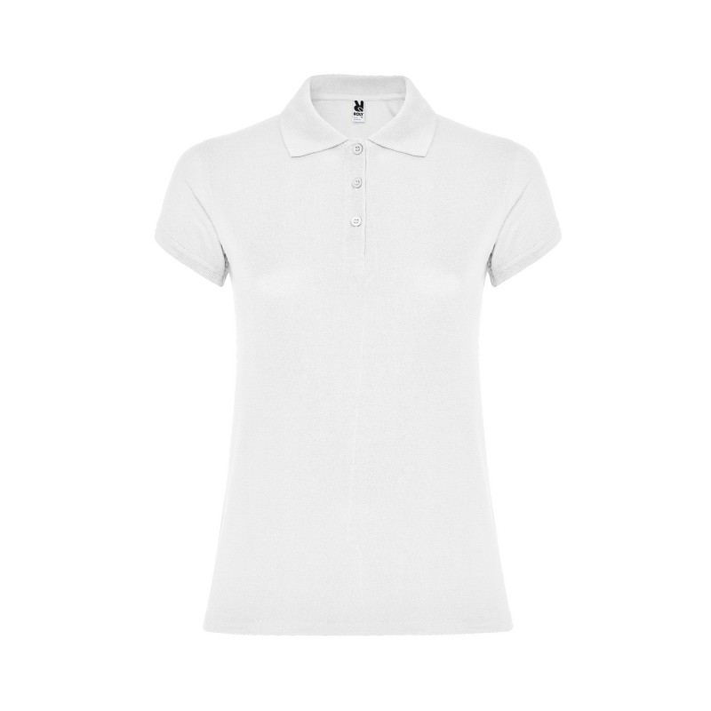 Polo Piqué 100% Alg 200 g/m² Mujer Blanco