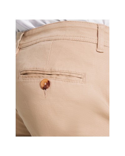 Pantalón Elástico sin pinzas Hombre 95% Algodón - 5% Elastano. 260grs/m2