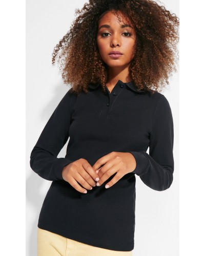 Polo 100% alg. mujer Negro