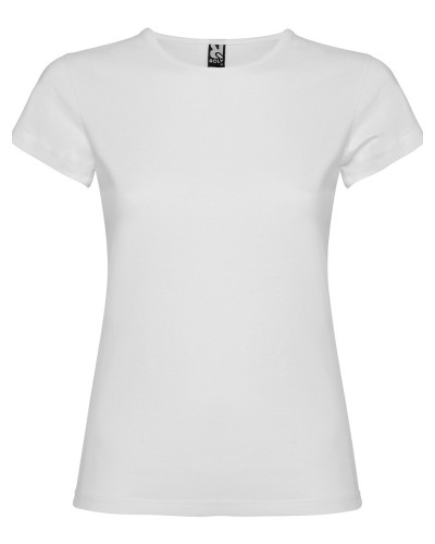 Camiseta Mujer 95% algodón - 5% elastano, punto liso , 200 g/m²