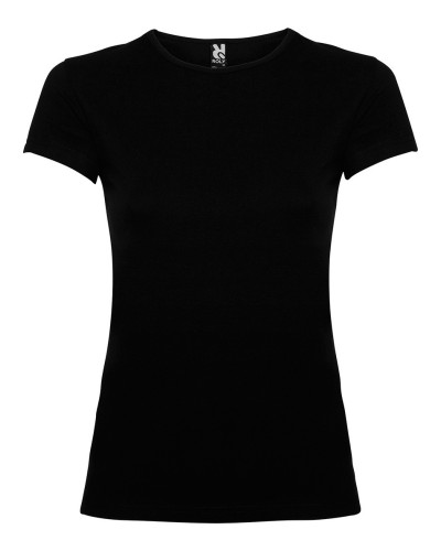 Camiseta Mujer 95% algodón - 5% elastano, punto liso , 200 g/m²