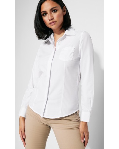 Blusa Entallada Manga Larga