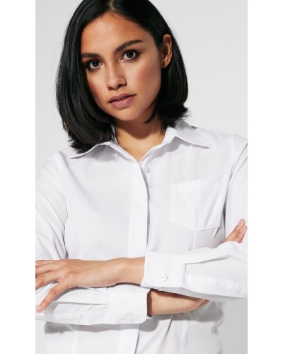 Blusa Entallada Manga Larga