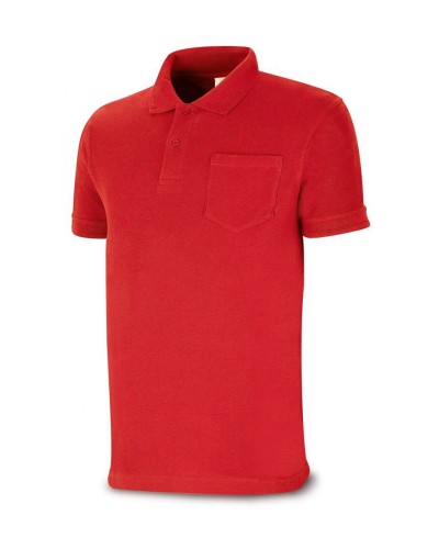 Polo Unisex Manga Corta Un Bolsillo