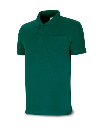 Polo Unisex Manga Corta Un Bolsillo