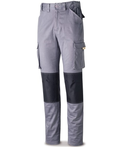 Pant. Stretch rodilla refor. Azul Eléctrico