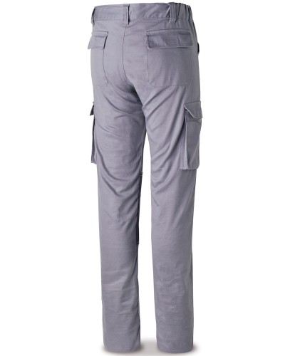 Pant. Stretch rodilla refor. Azul Eléctrico