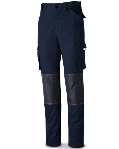 Pant. Stretch rodilla refor. Azul Eléctrico