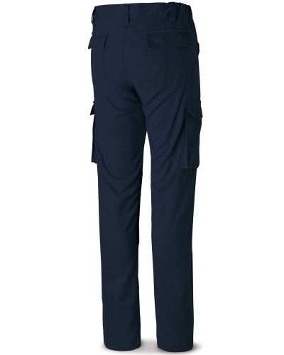 Pant. Stretch rodilla refor. Azul Eléctrico