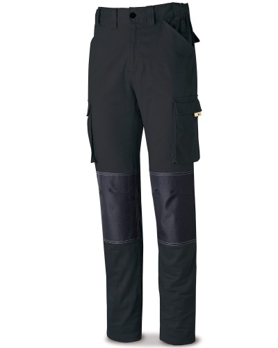 Pant. Stretch rodilla refor. Azul Eléctrico