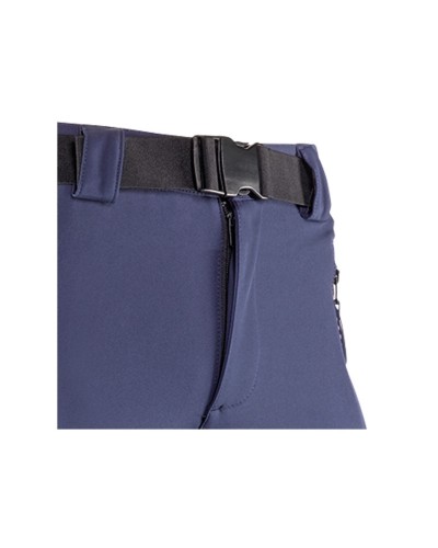 Pantalón  multibolsillos, 93% poliéster / 7% elastano de tejido cortavientos y forro  micropolar