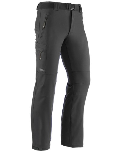 Pantalón Cortavientos Elástico con forro micropolar 93% Poliéster - 7% Spandex.