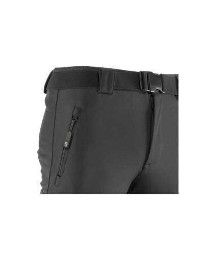 Pantalón Cortavientos Elástico con forro micropolar 93% Poliéster - 7% Spandex.