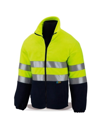 Forro Polar Bicolor Alta Visibilidad