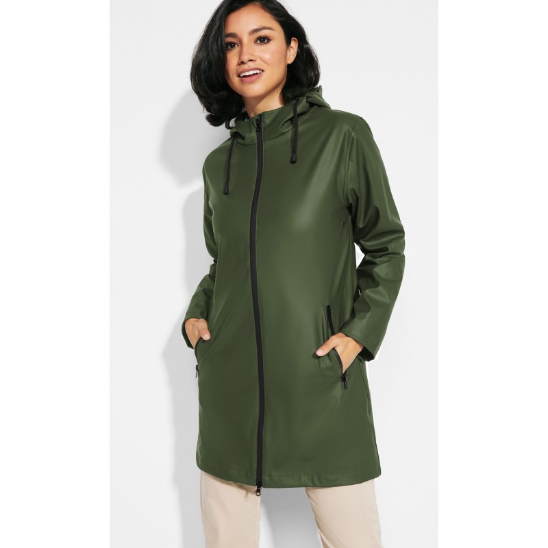 Chubasquero Impermeable de Mujer Entallado