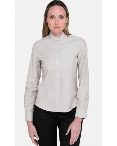 Blusa manga ajustable. 55% Algodón / 45% Poliéster