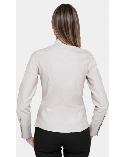 Blusa manga ajustable. 55% Algodón / 45% Poliéster