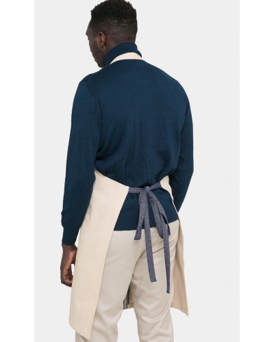 Delantal Peto Bicolor 85% Algodón - 15% poliéster