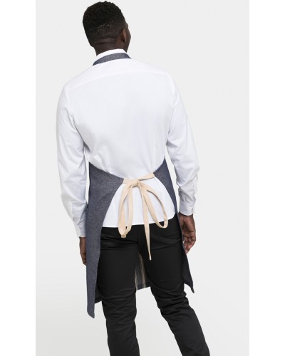 Delantal Peto Bicolor 85% Algodón - 15% poliéster