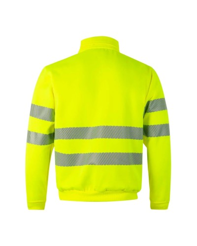 Sudadera Alta Visibilidad Cinta Segmentada. 100% pol. 300gr/m2