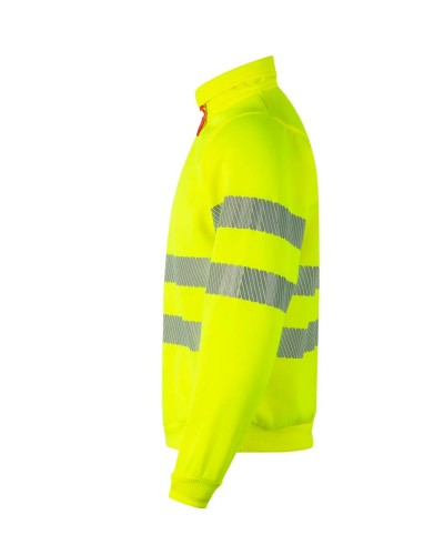 Sudadera Alta Visibilidad Cinta Segmentada. 100% pol. 300gr/m2