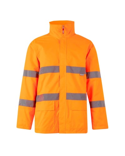 Parka Alta Visibilidad. 100% Pol. recubrimiento de PU