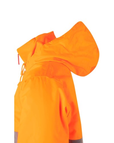 Parka Alta Visibilidad. 100% Pol. recubrimiento de PU