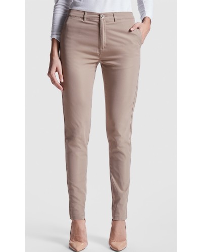Pantalón Mujer. 70% pol. / 30% elas. 200 g/m²