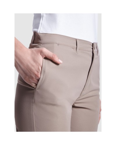 Pantalón Mujer. 70% pol. / 30% elas. 200 g/m²