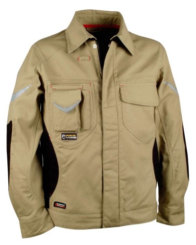 Cazadora Multib. Beige/Negro