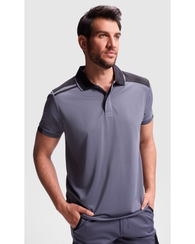 Polo Hombre 100% poliéster piqué, 160 g/m².