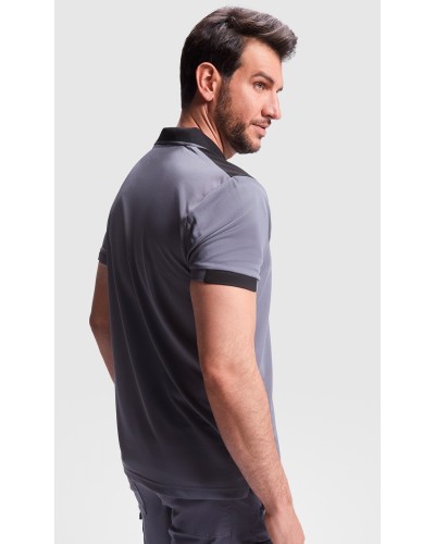 Polo Hombre 100% poliéster piqué, 160 g/m².