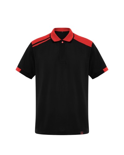 Polo Hombre 100% poliéster piqué, 160 g/m².