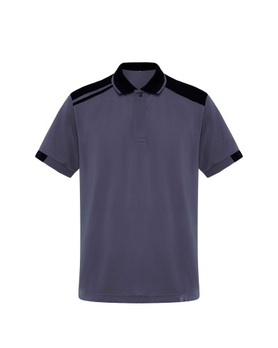 Polo Hombre 100% poliéster piqué, 160 g/m².